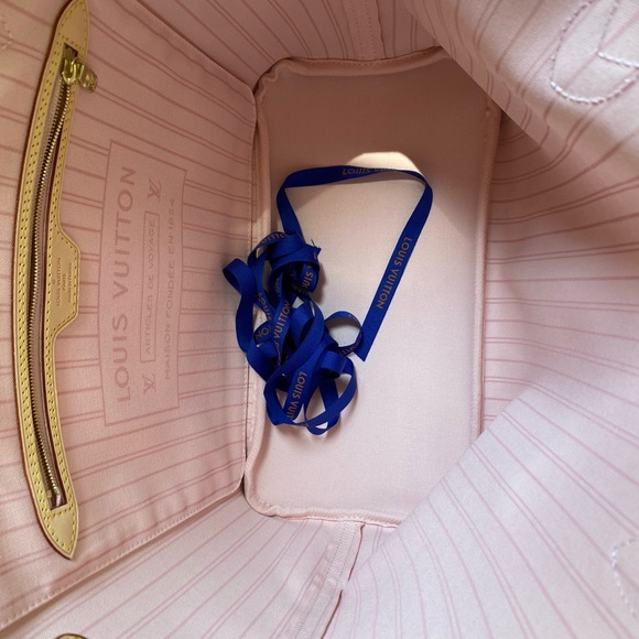 Authentic NEW Louis Vuitton neverfull MM azur ballerina - Picture 2 of 8